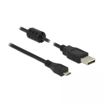 USB Cable DeLOCK 5m USB 2.0-A Micro-B Black