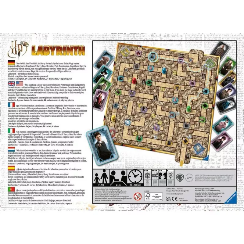 Card Game Ravensburger Harry Potter Labyrinth