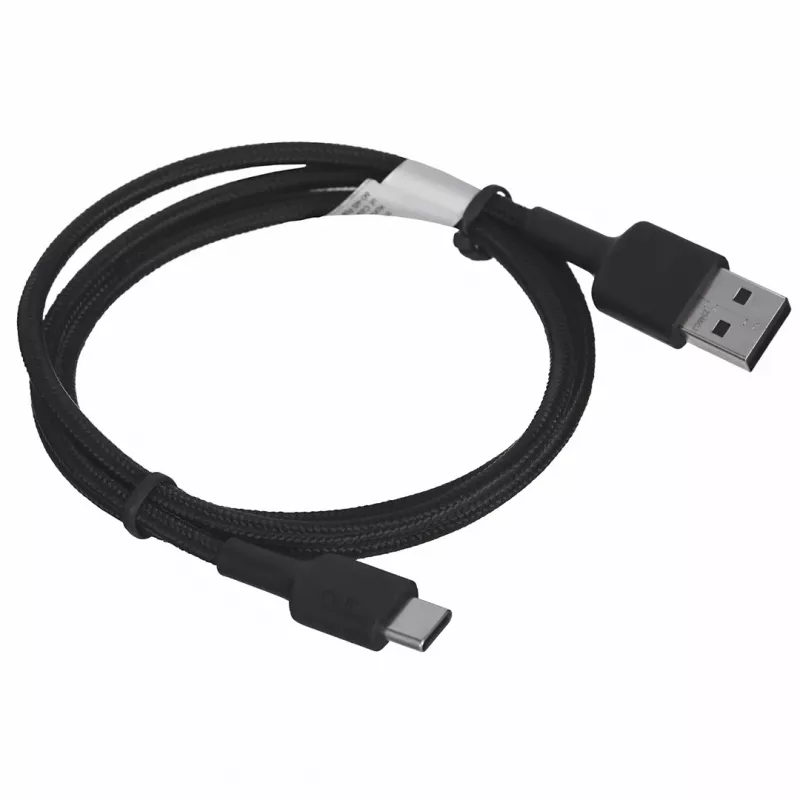 USB A to USB-C cable AUKEY CB-CD30 0.9 m — Black, braided, USB PD 3.0, 0.48 Gbit/s