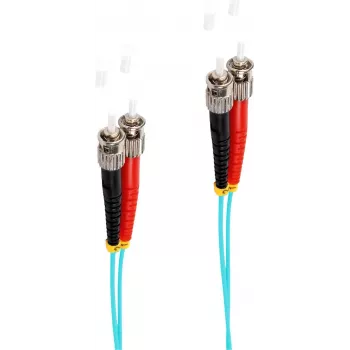 shiverpeaks BS77902/3 Fibre Optic Cable 2 m ST OM3 Aqua-Colour (BS77902/3)