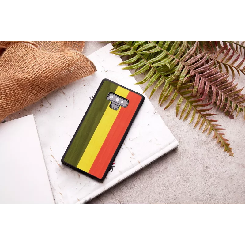 Smartphone case man and wood for Samsung Galaxy Note 9 — Reggae Black protective cover
