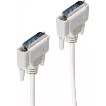 Serial Cable ShiverPeaks BS78021-5 DB-25 Grey 5 m