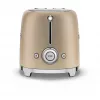 Toaster Smeg 50's Style TSF01CHMEU 2 slices Gold 950W