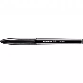 Clip-on retractable pen Uni-Ball Air UBA-188M Black