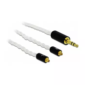 Audio Cable DeLOCK 85845 1.2m 3.5mm 2x MMCX White