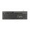 Wired full-size keyboard Gembird KBS-UM-04 USB QWERTY US English with mouse, black, 1.5 m cable