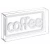 Neon LED sign ActiveJet AJE-NEON COFFEE, multicolour, USB 5V, surfaced mount, AS plastic frame