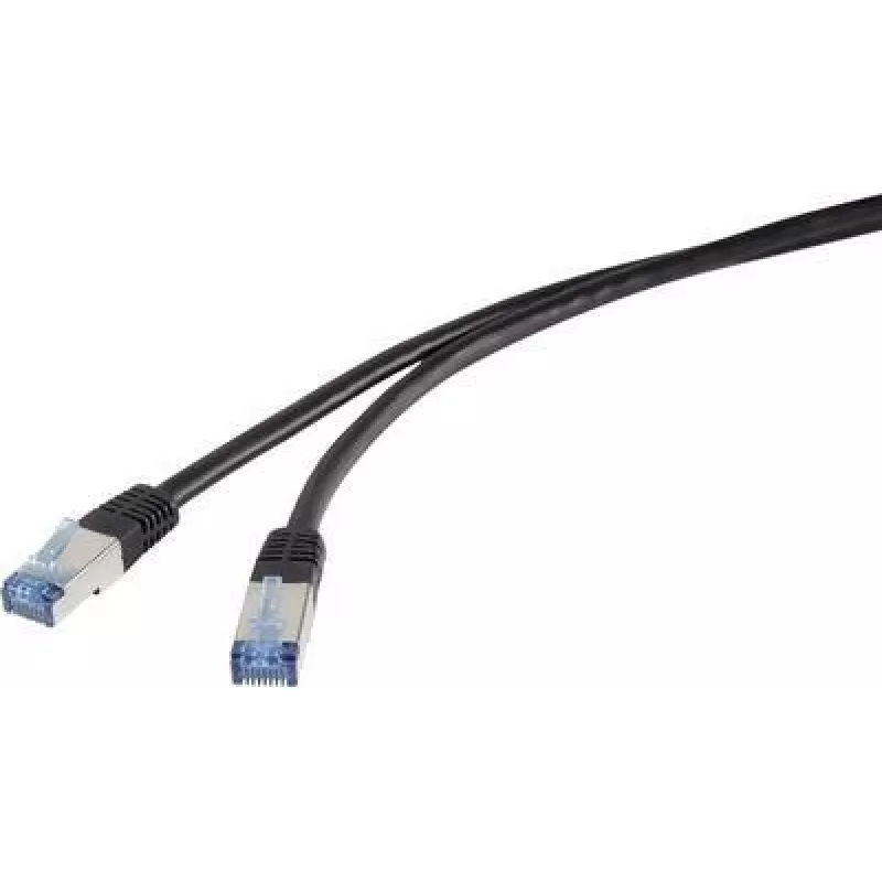Renkforce RF-4673690 Network Cable Black 5 m Cat6a S/FTP (S-STP) (RF-4673690)