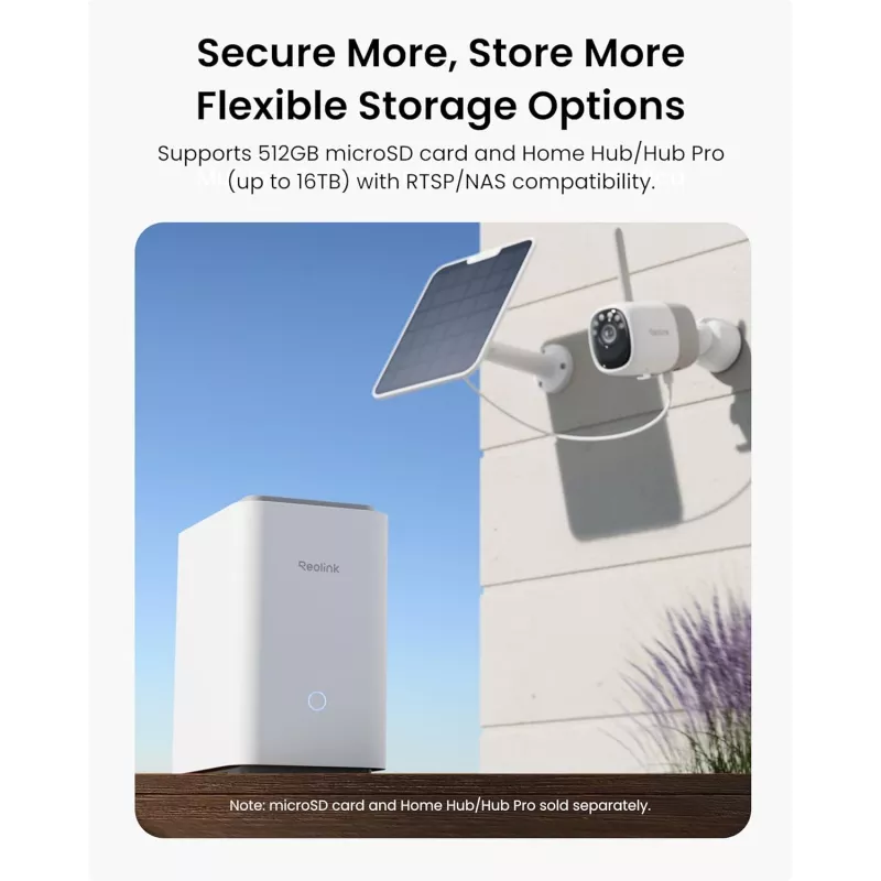 IP security camera Reolink Altas B630 — Box, Indoor & outdoor, 2560×1440, 15 fps, 105° horizontal, 2-way audio, wall mount