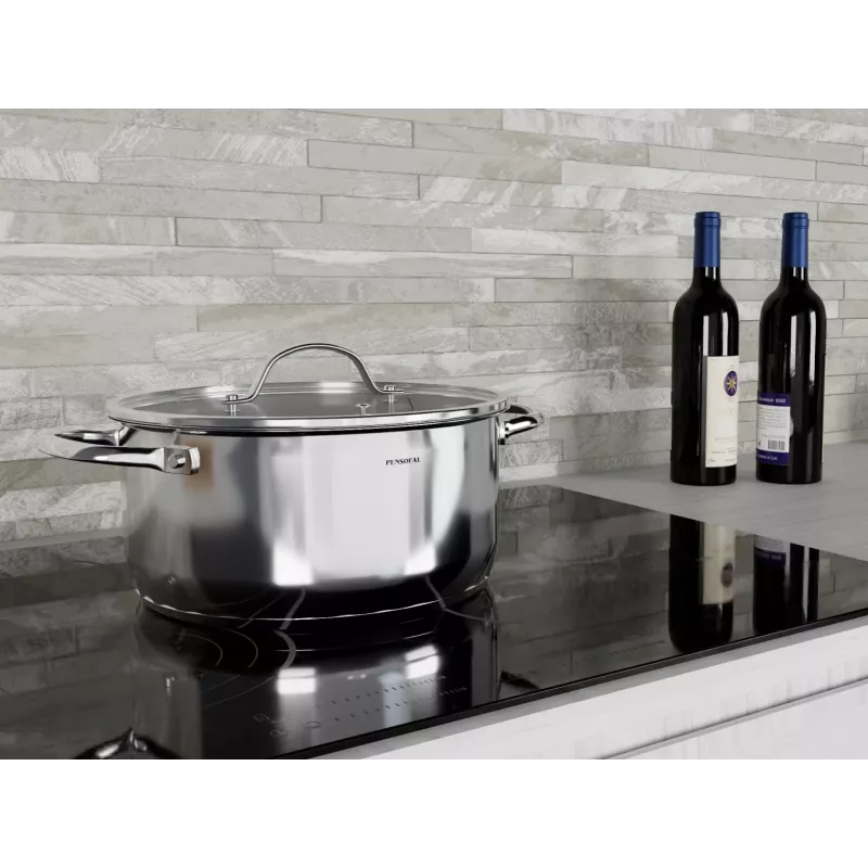 Saucepan Pensofal Two-handle 24 cm with Glass Lid, model PEN1615