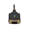 StarTech.com 2ft (60cm) 2-Port USB to Serial Adapter Cable, Interchangeable DB9 Screws/Nuts, COM Retention, USB-A to DB9 RS232, FTDI, Level-4 ESD Protection, Windows/macOS/ChromeOS/Linux - Rugged TPE Construction