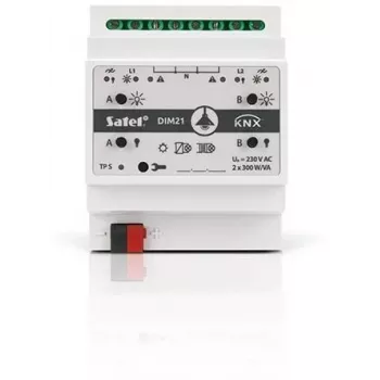 Satel KNX-DIM21 smart home actuator DIN rail-mounted Dimming actuator