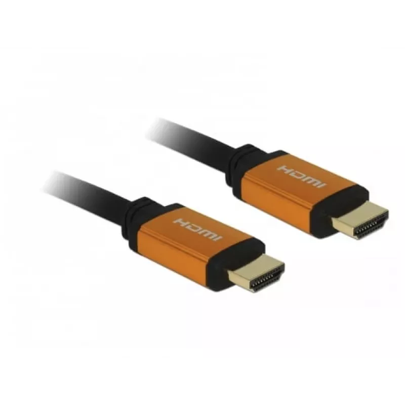 HDMI Cable DeLOCK 85727 1m Type A Male to Male Black Gold