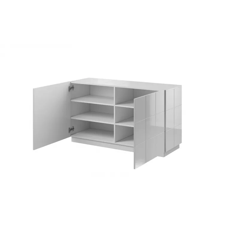 Cama sideboard 2D REJA white gloss/white gloss