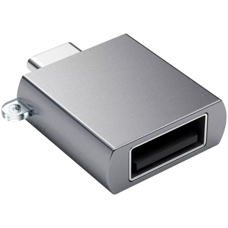 Satechi USB-C adapter to USB 3.0 Space Gray noble design & high quality - compact design - - - (179979)
