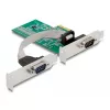 DeLOCK 89555 PCIe Serial Adapter Card - 2 x RS-232