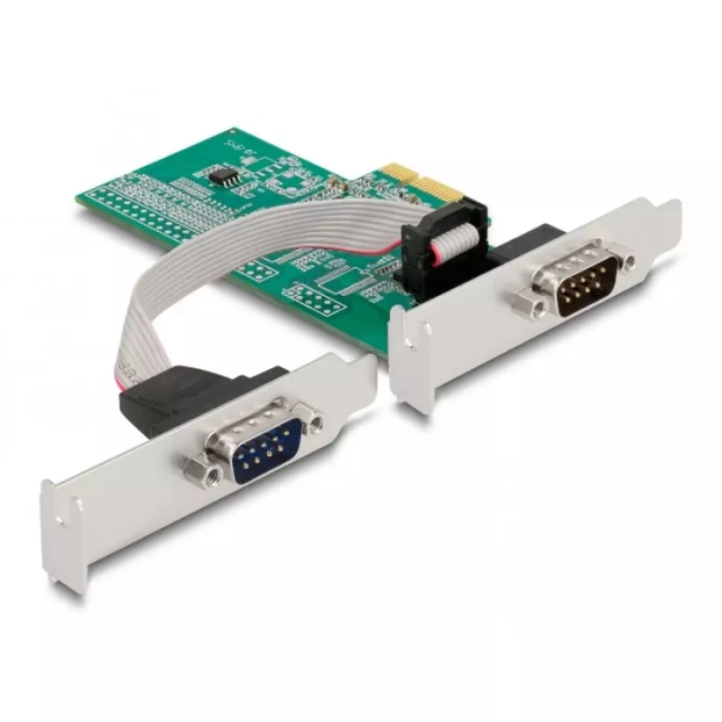 DeLOCK 89555 PCIe Serial Adapter Card - 2 x RS-232
