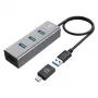 USB Hub GRAUGEAR G-HUB4-AC