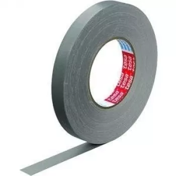 Fabric tape Tesa 57230-00005 50 m x 19 mm grey – cloth adhesive tape for repairs and sealing