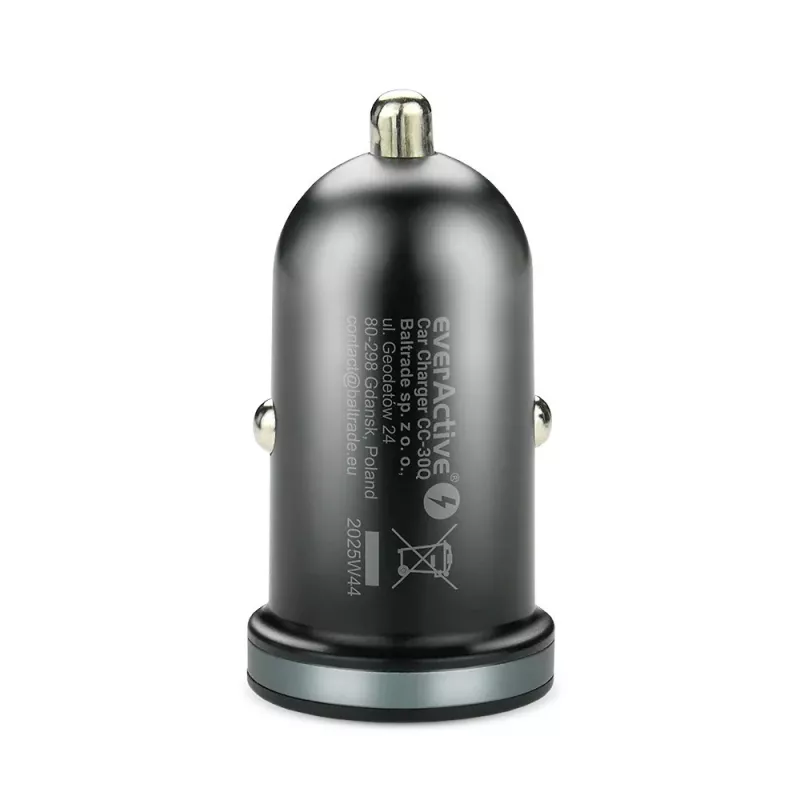 Car charger everActive CC-30Q QC3.0 35W — 1x USB-A, 1x USB-C, quick charge