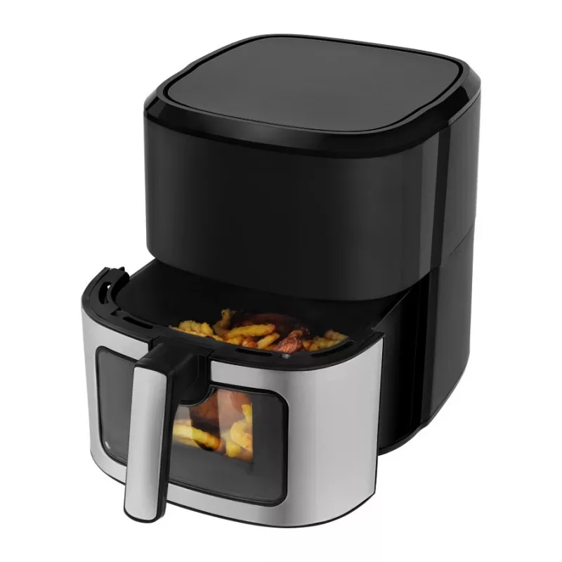 N'oveen AF770 X-LINE Greaseless deep fat fryer Black, Silver