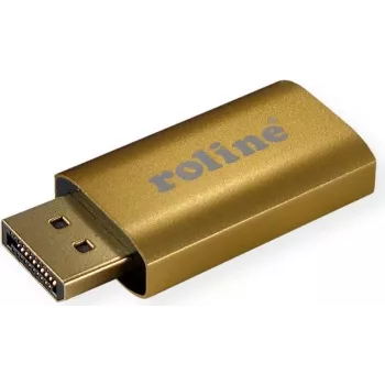 ROLINE GOLD 4K DisplayPort-HDMI Adapter, v1.2, DP ST - HDMI BU, Aktiv