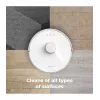 AENO Robot Vacuum Cleaner RC2S: wet & dry cleaning, smart control AENO App, powerful Japanese Nidec motor, turbo mode