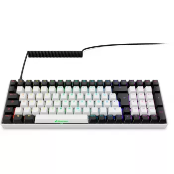 SKILLER SGK50 S2, Gaming Keyboard White, DE-Layout, Gateron Red