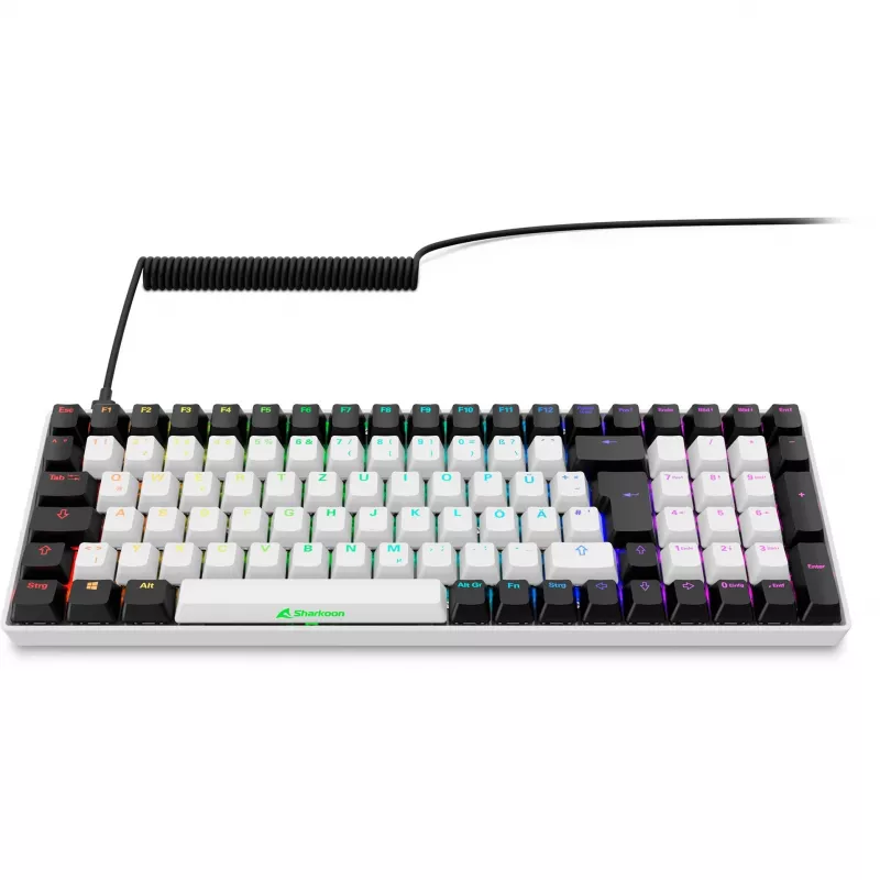 SKILLER SGK50 S2, Gaming Keyboard White, DE-Layout, Gateron Red