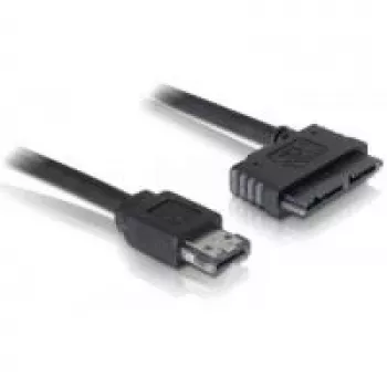 eSATAp / Micro SATA Cable DeLOCK 84416 1m Black