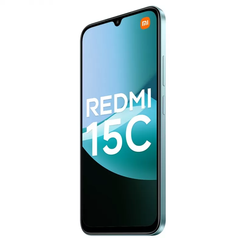 Smartphone Xiaomi Redmi 15C 6.9 inch 4 GB RAM 128 GB storage Mint Green, 6000 mAh, 50 MP rear, Helio G81-Ultra