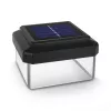 GB128 LED solar lamp fence post garden light, Black - Green Blue