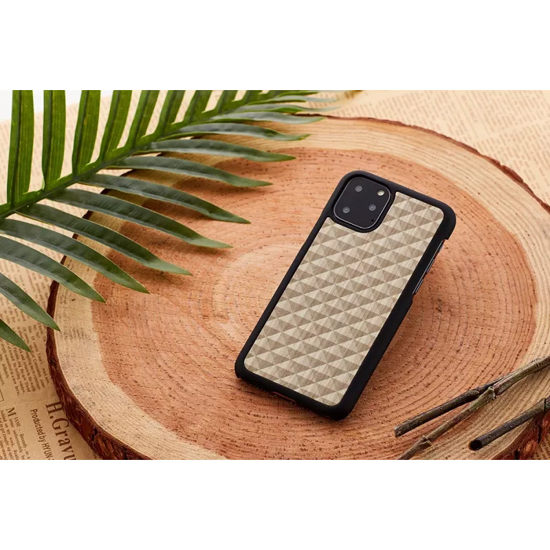 Smartphone case man and wood for iPhone 11 Pro Max — armor black