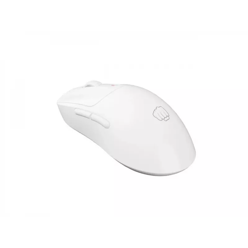 Wireless mouse Fury Tanto T4 — 12000 DPI, white, customizable buttons, ergonomic