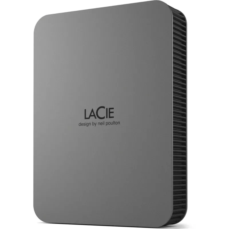 LaCie Mobile Drive Secure 5TB Portable External Hard Drive 2.5 inch Mac & PC Space Grey Data Rescue Service (STLR5000400)