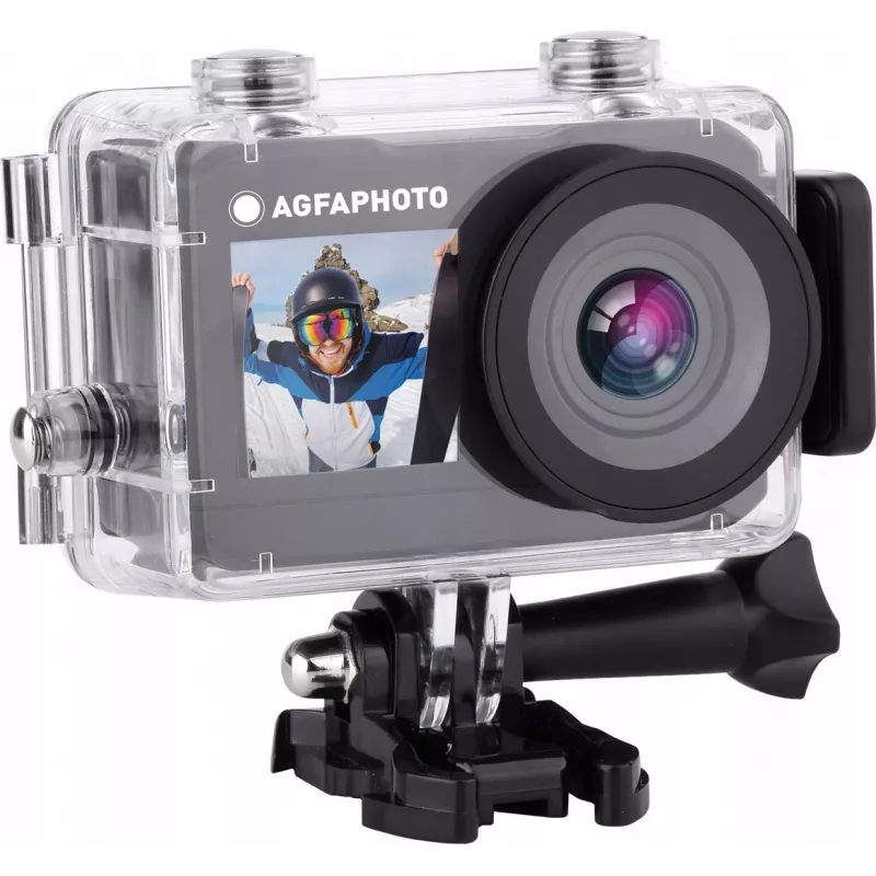 AgfaPhoto Action Cam Action Sports Camera 16 MP 2K Ultra HD CMOS Wi-Fi 58 g (AC7000BK)