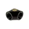 Bitspower adapter 90 degree G1/4 female to G1/4 female, black matt
