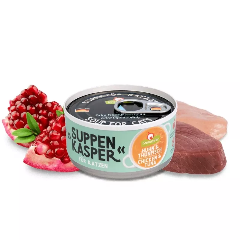 GranataPet Suppenkasper Chicken and Tuna Cat Treats, 70 g