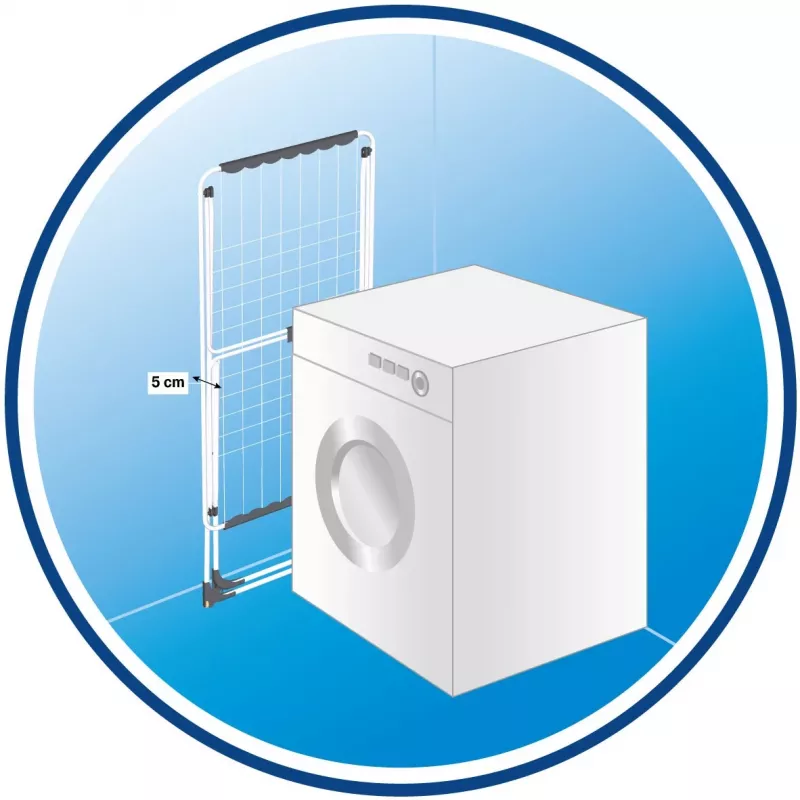 Vileda 157241 X Legs Clothes Line white