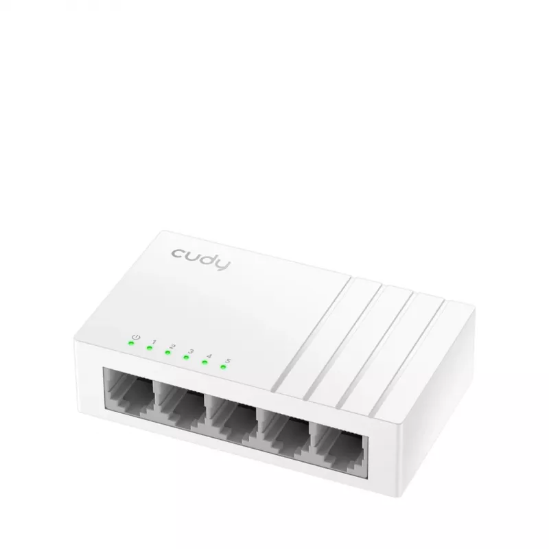 Network switch Cudy GS105U — Unmanaged 5-port Gigabit Ethernet (10/100/1000), white, 5 V