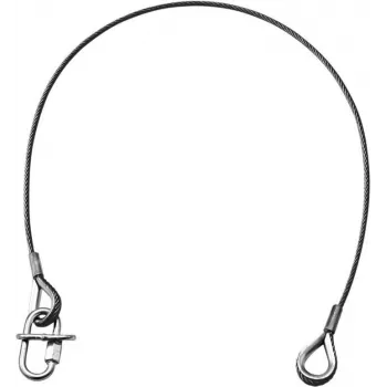 Safety rope EUROLITE UNV-15S 4×1000 mm, rated up to 15 kg