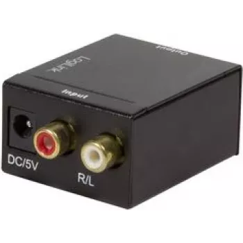 LogiLink CA0102 Toslink / RCA Audio Adapter Black
