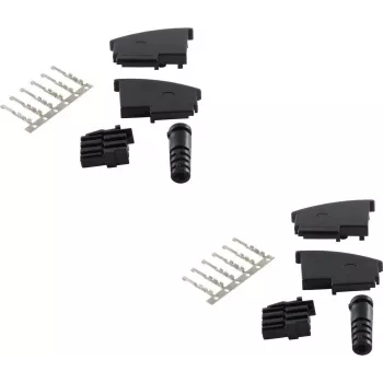 Wire connector TAE F ShiverPeaks BS72000-SET2 Black