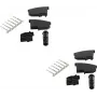 Wire connector TAE F ShiverPeaks BS72000-SET2 Black