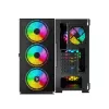 SAVIO PC Case Raptor X1 ARGB Glass/Mesh Black