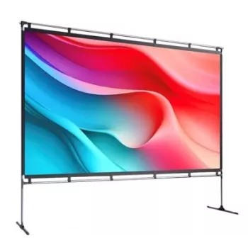 Portable screen for 100 projectors