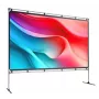 Portable screen for 100 projectors