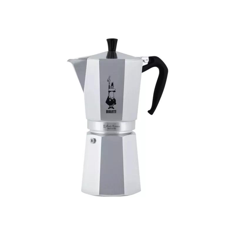 Bialetti Moka Express - Silver - Aluminium - for 18 cups