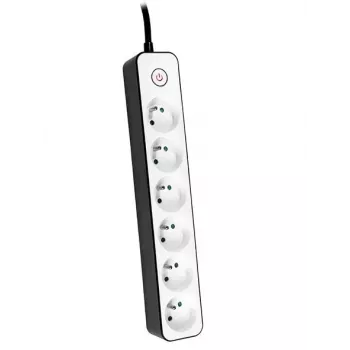 TRACER Power Strip Zebra 1.5 m 6 sockets