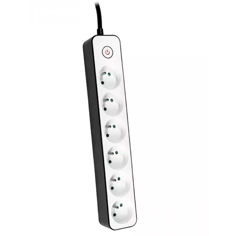 TRACER Power Strip Zebra 1.5 m 6 sockets